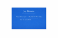 STILL - Joy Returns