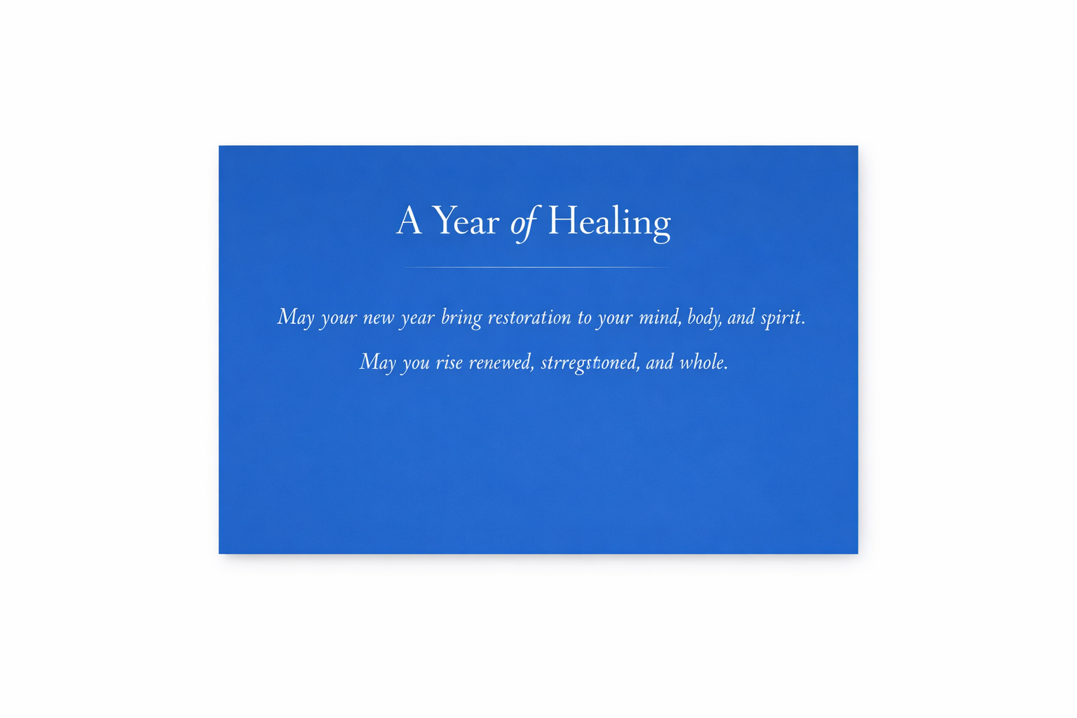 STILL- A Year of Healing