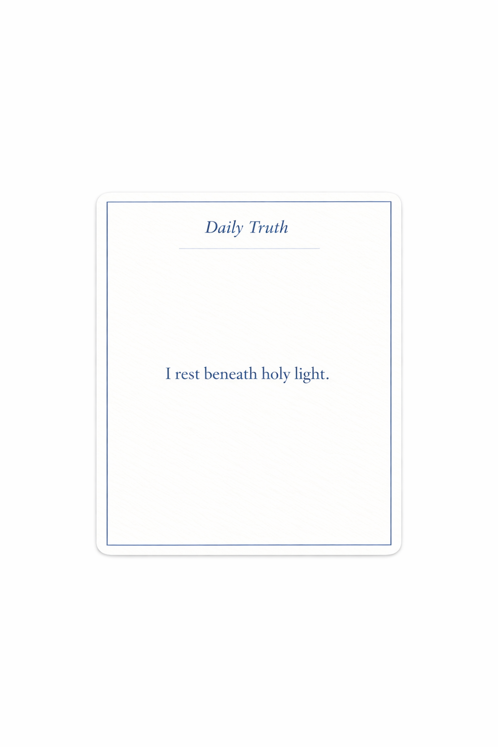 STILL-Daily Truth Card Deck (40-Card Digital Collection)